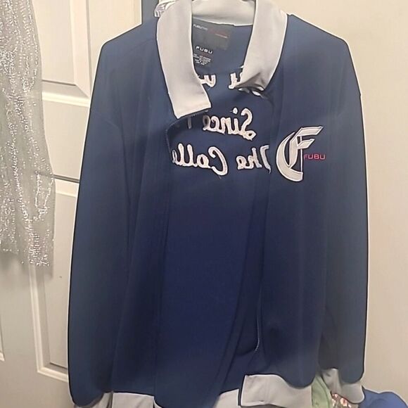 Mens Vintage FUBU STREETWEAR jacket large - Picture 2 of 3